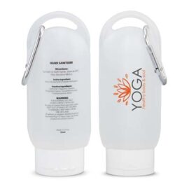 The TRENDS Gel Hand Sanitiser is a convenient 55ml tube with no mess flip cap and carabiner clip.  Print or labelling option.  Great branded health products.