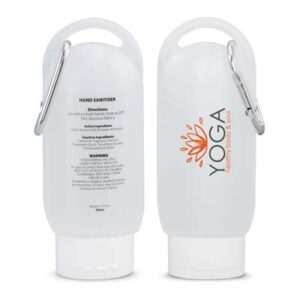 The TRENDS Gel Hand Sanitiser is a convenient 55ml tube with no mess flip cap and carabiner clip. Print or labelling option. Great branded health products.