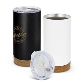 The TRENDS Cyprus Vacuum Cup is a tall 500ml double wall, vacuuming insulated, powder coated, stainless steel cup. Great custom cups with a difference.