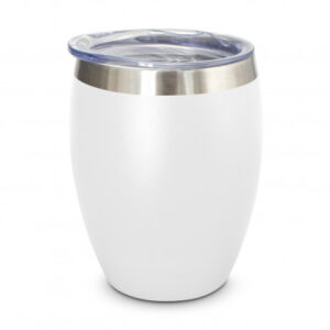 The TRENDS Verona Vacuum Cup is a premium 300ml double wall, vacuum insulated, powder coated cup. Push on slider lid. Printed or engraved.