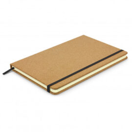 The TRENDS Somerset Cork Notebook is a medium size (A5) notebook with trendy natural cork finish.  80 leaves.  Multiple branding options.  Great custom notebooks.