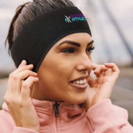 The TRENDS Seattle Ear Warmer is a cosy ear warmer made from non-pilling polar fleece.  Black.  Available with embroidery.