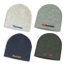 The TRENDS Nebraska Heather Cable Knit Beanie is a stylish cable knit beanie. 2 tone acrylic yarn. Embroidery available. 4 colours.