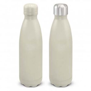 The TRENDS Mirage Powder Coated Vacuum Bottle is a trendy 500ml double wall, vacuum insulated stainless steel bottle.  Powder coated. 24 colours - available with your logo.