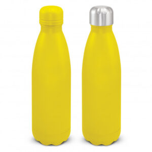 The TRENDS Mirage Powder Coated Vacuum Bottle is a trendy 500ml double wall, vacuum insulated stainless steel bottle.  Powder coated. 24 colours - available with your logo.