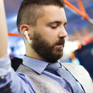 116449 TRENDS Tempo Bluetooth Earbuds The TRENDS Tempo Bluetooth Earbuds has a self charging case, produces crystal-clear stereo sound and plays up to 3 hours. Branding available on case.