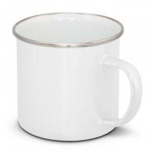The TRENDS Bendigo Enamel Mug is a durable 500ml stainless steel mug with stylish enamel finish. 9 colours. Printing available on side and bottom.