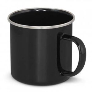 The TRENDS Bendigo Enamel Mug is a durable 500ml stainless steel mug with stylish enamel finish.  9 colours.  Printing available on side and bottom.