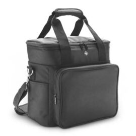 The Swiss Peak Cooler Bag is a deluxe 16L cooler bag. Multiple pockets available. Elevated branded of cooler bag branded with your logo for your clients.