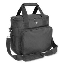 The Swiss Peak Cooler Bag is a deluxe 16L cooler bag. Multiple pockets available. Elevated branded of cooler bag branded with your logo for your clients.