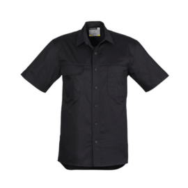 The Syzmik Mens Light Weight Tradie Shirt - Short sleeve is a 145gsm light weight cotton twill shirt. 4 colours. Great Syzmik work shirts for tradies.