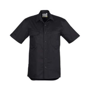 The Syzmik Mens Light Weight Tradie Shirt - Short sleeve is a 145gsm light weight cotton twill shirt.  4 colours.  Great Syzmik work shirts for tradies.