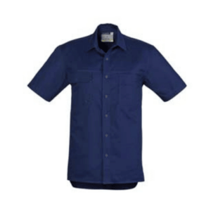 The Syzmik Mens Light Weight Tradie Shirt - Short sleeve is a 145gsm light weight cotton twill shirt.  4 colours.  Great Syzmik work shirts for tradies.