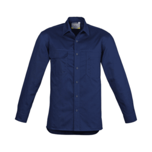 The Syzmik Mens Light Weight Tradie Shirt - Long Sleeve is a 145gsm light weight cotton twill shirt. 4 colours. Great Syzmik lightweight workwear shirts.