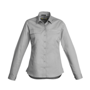 The Syzmik Womens Lightweight Long Sleeve Tradie Shirt is a 145gsm cotton twill work shirt. In 4 colours. 8 - 24. Great Syzmik branded workwear.
