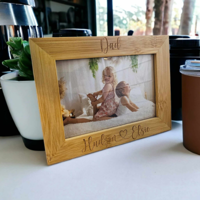 Personalised bamboo frame