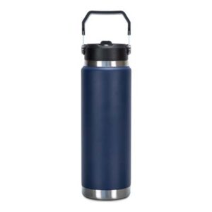 The TRENDS Frontier Hyke Vacuum Bottle is a 900ml double wall vacuum bottle.  Made for the outdoors.  Stainless steel, popwder coated.  Straw lid.  3 colours.