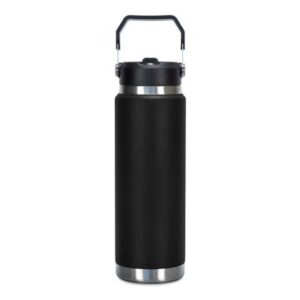 The TRENDS Frontier Hyke Vacuum Bottle is a 900ml double wall vacuum bottle. Made for the outdoors. Stainless steel, popwder coated. Straw lid. 3 colours.