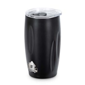 The SPICE Nazare Vacuum Tumbler is a 330ml tumbler built for everyday use. Double wall vacuum construction. Black. Carbon Neutral. Recycled stainless Steel.