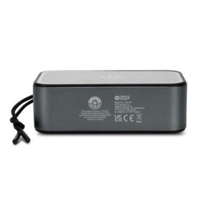 The Swiss Peak 10W Bass Speaker delivers powerful sound in a compact package.  Dedicated subwoofer.  Grey.  Multiple branding options available.  
