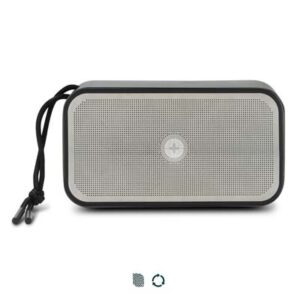 The Swiss Peak 10W Bass Speaker delivers powerful sound in a compact package.  Dedicated subwoofer.  Grey.  Multiple branding options available.  