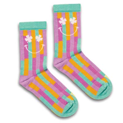 134213 TRENDS Pixel Knitted Bamboo Socks
