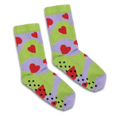 134214 TRENDS Pixel Knitted Bamboo Grip Socks