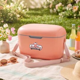 The TRENDS Daisy Cooler is a fun, on trends, 5.6 litre hard shell cooler. 3 distinct colours. Contrasting lining. Embossing or UV printing of your logo.