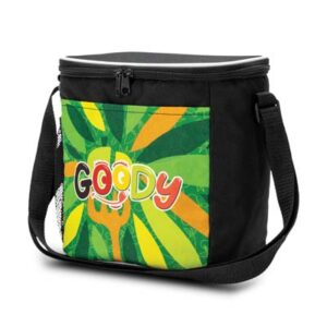 The Franz Lunch Cooler Bag is a 7 litre, everyday cooler. Full colour sublimation branding. Front pocket and a side mesh pocket for your extras.