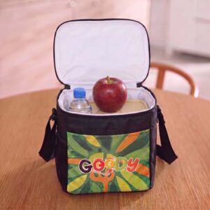 134297 Franz Lunch Cooler Bag The Franz Lunch Cooler Bag is a 7 litre, everyday cooler. Full colour sublimation branding. Front pocket and a side mesh pocket for your extras.
