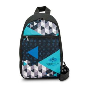The TRENDS Callum Crossbody Bag is a compact 3 litre bag built for every day use. Full Colour sublimation branding on front panels. Great branded bags.