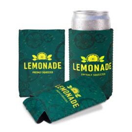 The TRENDS Cancun Slim Can Cooler keeps your cans cold and hands dry. 3mm neoprene. Fits most 250ml slim cans. Practical event promo products.