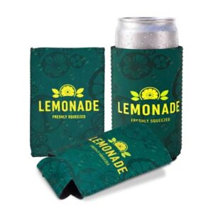 The TRENDS Cancun Slim Can Cooler keeps your cans cold and hands dry.  3mm neoprene.  Fits most 250ml slim cans.  Practical event promo products. 