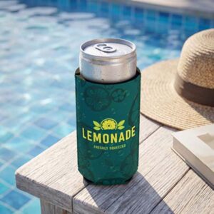 The TRENDS Cancun Slim Can Cooler keeps your cans cold and hands dry.  3mm neoprene.  Fits most 250ml slim cans.  Practical event promo products. 