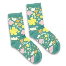 The TRENDS Jolly Knitted Kids Bamboo Socks are 80% bamboo, naturally soft and breathable. 2 sizes. Custom knit and heel colour. Up to 6 colour designs.
