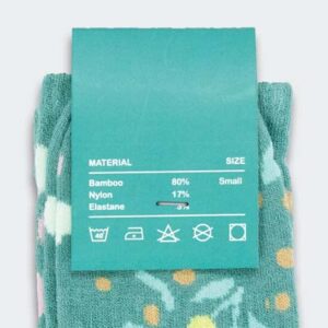 The TRENDS Jolly Knitted Kids Bamboo Socks are 80% bamboo, naturally soft and breathable. 2 sizes. Custom knit and heel colour. Up to 6 colour designs.