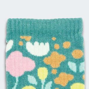 The TRENDS Jolly Knitted Kids Bamboo Socks are 80% bamboo, naturally soft and breathable. 2 sizes. Custom knit and heel colour. Up to 6 colour designs.