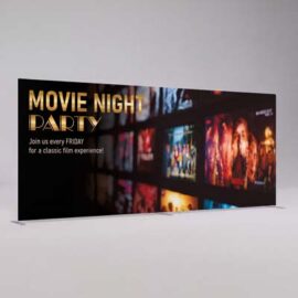 The TRENDS Straight Portable Display Wall is a high impact display solution. Ideal for events, trade shows and conferences. Aluminium frame, interchangeable graphics.