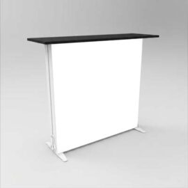 The TRENDS Portable Event Lightbox Counter is a convenient backlit display for events, tradeshows and conferences. LED illumination. Interchangeable graphics.