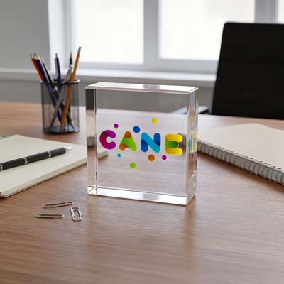 The TRENDS Prism Print is a 78mm x 48mm individually cut, DTF sticker - full colour, high gloss print with premium finish.
