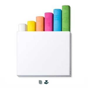 The STAEDTLER Assorted Sidewalk Chalk Set includes 6 bright chalks.  Washable for easy clean up.  Branding on the box.  Great promo product for all ages.