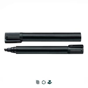 The STAEDTLER Lumocolor Permanent Marker has a versatile chisel tip - allows broad or fine lines. Reliable, long lasting performance on nearly every surface. 