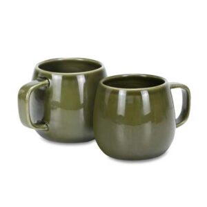 The Keepsake Moda Coffee Mug set is 2 ceramic mugs with attractive glaze and distinct pottery finish. Can be printed with your logo. Perfect for gifts or retail in hospitality.