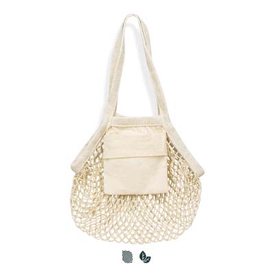 133645 TRENDS Cotton Mesh Foldaway Tote Bag