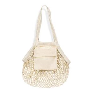 The TRENDS Cotton Mesh Foldaway Tote Bag is a small, compact, reusable 3 litre tote. Lightweight, unbleached cotton mesh. Slip pocket. Multiple branding options.