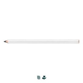 The STAEDTLER Carpenters Pencil is a wooden pencil with durable white lacquered finish. Oval barrel. Printed or engraved with your logo.