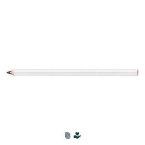 The STAEDTLER Carpenters Pencil is a wooden pencil with durable white lacquered finish. Oval barrel.  Printed or engraved with your logo.