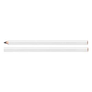 The STAEDTLER Carpenters Pencil is a wooden pencil with durable white lacquered finish. Oval barrel.  Printed or engraved with your logo.