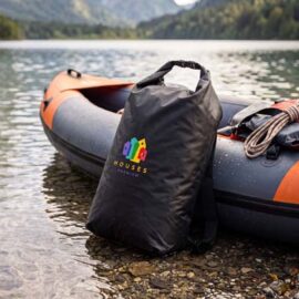 The TRENDS Nevis Dry Bag 20L is made from durable 210T nylon with heat sealed water resistant seams. Available in Black. Branding available with your logo.