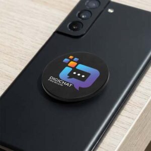 The TRENDS Multi-functional magnetic badge is a versatile promo product.  Attach to fridge, phone or use as a badge.  Full colour branding available.  